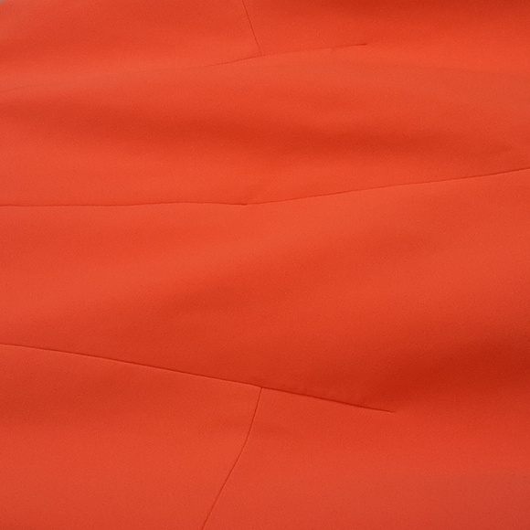 J. CREW A-line Fluted Tangerine Mini Dress - Picture 7 of 10